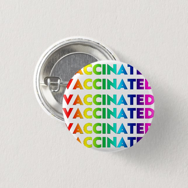 Geimpftes Schwulenmuster mit Lgbtq Button (Vorne & Hinten)