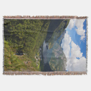 Geiranger-Fjord-Landschaft, Norwegen Decke
