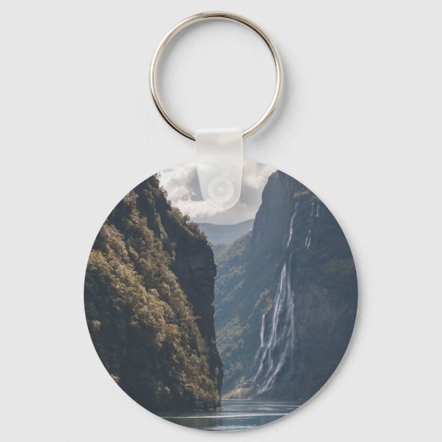 Geirangerfjord Norwegen Schlüsselanhänger (Vorderseite)