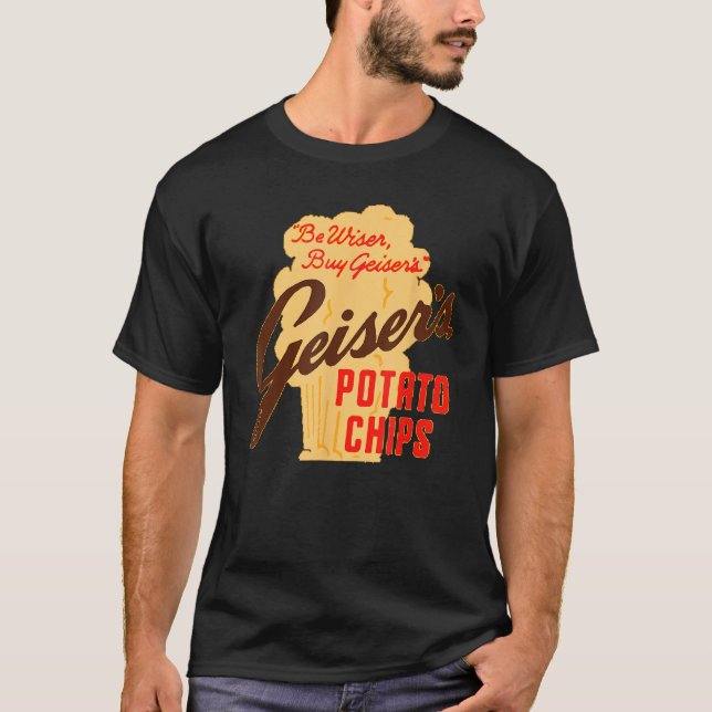 Geiser's Potato Chips Design T-Shirt (Vorderseite)