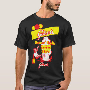 Geisers Zwiebel- und Knoblauch-Chips T-Shirt
