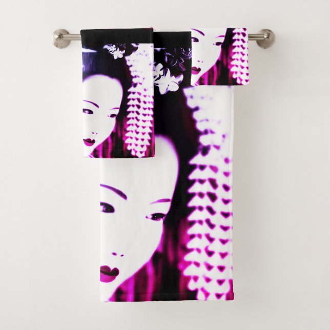 Geisha Badhandtuch Set (Insitu)
