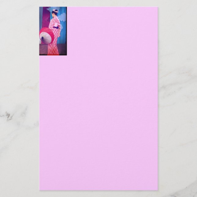 Geisha Dance Briefpapier (Vorderseite)