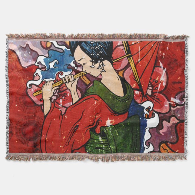 Geisha Decke (Vorderseite)