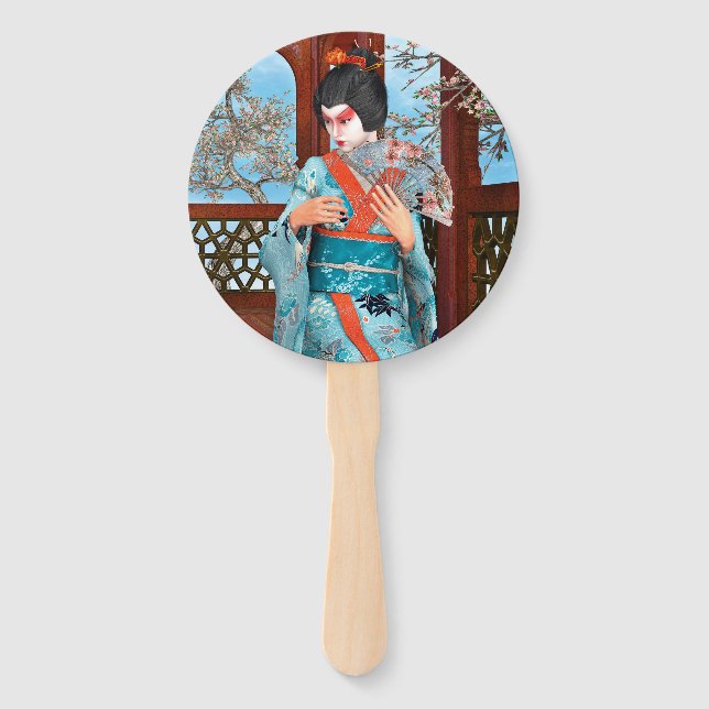 Geisha Fächer (Vorderseite)