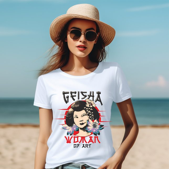 GEISHA Frau des T - Shirt der Kunst (Von Creator hochgeladen)