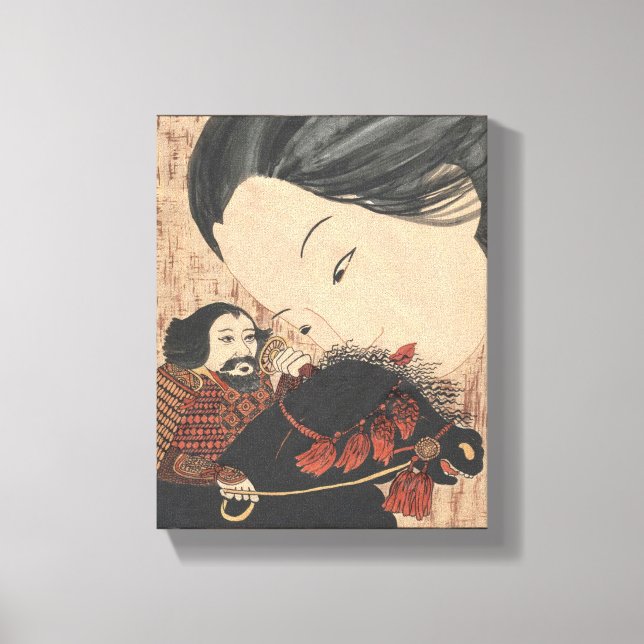 Geisha Ghost Leinwanddruck (Vorderseite)