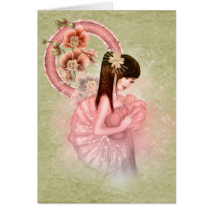 Geisha Girl Toutes les occasions Carte de voeux