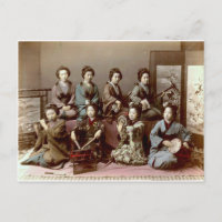 Geisha Girls Playing Instruments - Kusakabe Kimbei