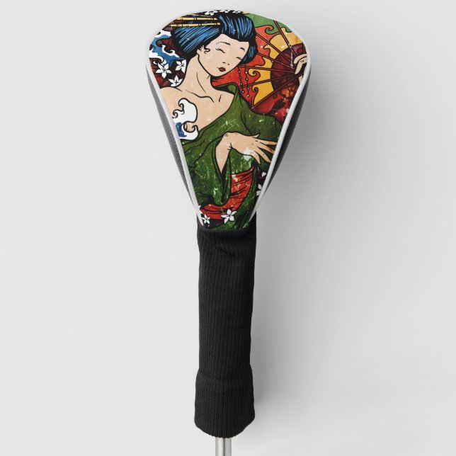 Geisha Golf Headcover (Vorderseite)