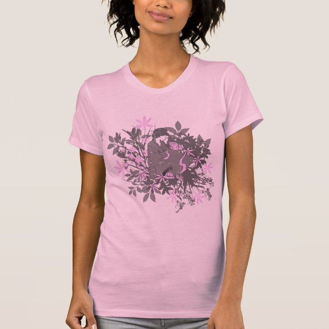 Geisha im Garten T-Shirt (Vorderseite)