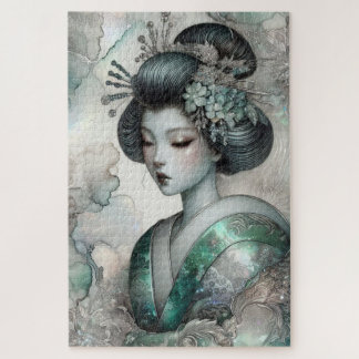 Geisha in Green Design Serie #2