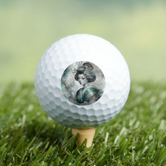 Geisha in Green Design Serie #2 Golfball
