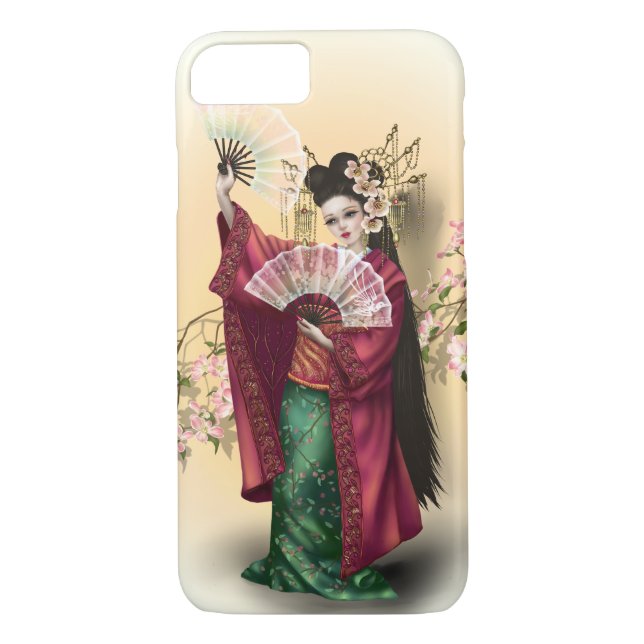 Geisha iPhone Fall Case-Mate iPhone Hülle (Rückseite)