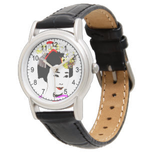 Geisha Japan Armbanduhr