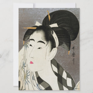 Geisha Japan Vintage Oriental Asiatisch Kimono Karte
