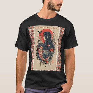 Geisha Japanisch – Retro-Japanische Geisha-Ästhet T-Shirt