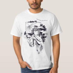 Geisha Kimono Japan Japanese Art T-Shirt