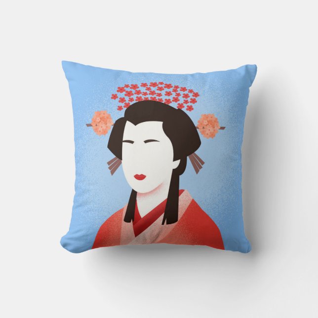 Geisha Kissen (Vorderseite)