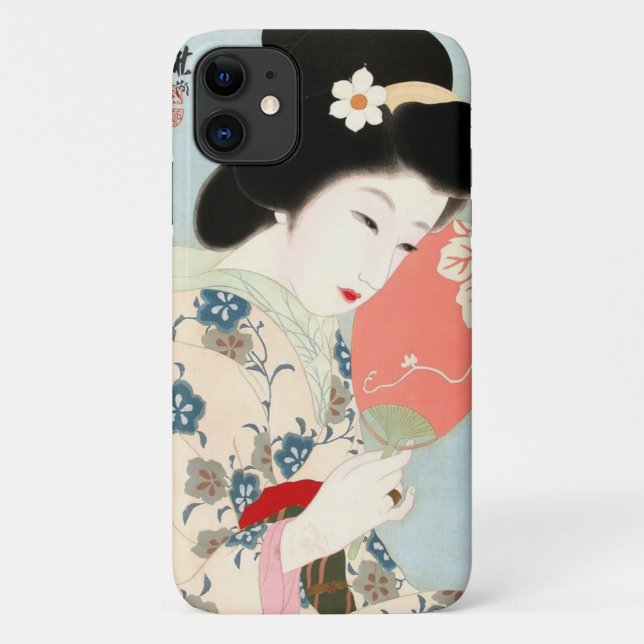 Geisha Lady Art Case-Mate iPhone Hülle (Rückseite)