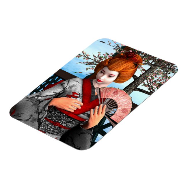Geisha Magnet (Linke Seite)