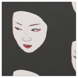Geisha-Maske Stoff