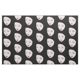 Geisha-Maske Stoff