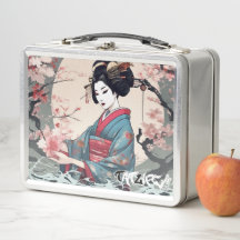 Geisha Metal Lunchbox