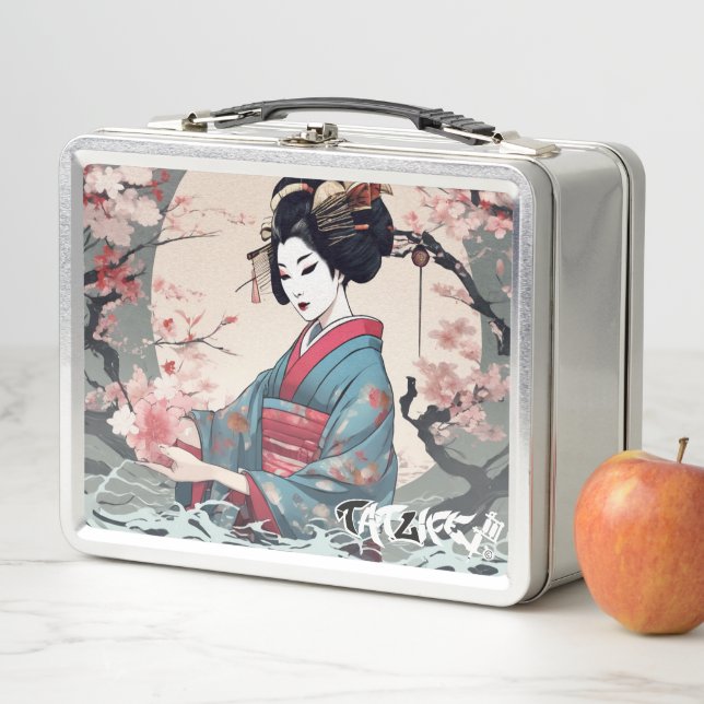Geisha Metal Lunchbox (Beispiel)
