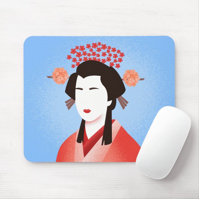 Geisha Mousepad (Mit Mouse)