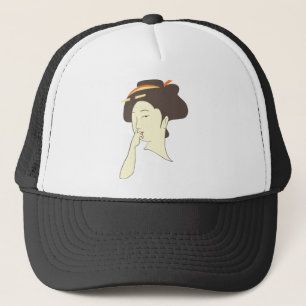 Geisha-Nasen-Sammeln Truckerkappe