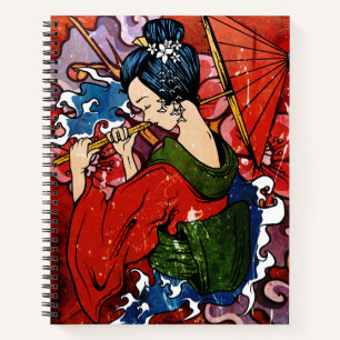 Geisha Notizbuch