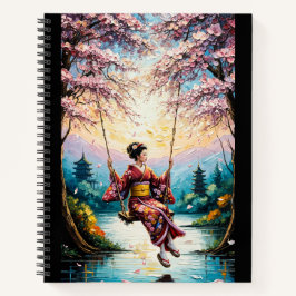 Geisha on Swing Notizbuch
