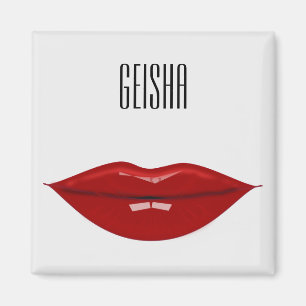 Geisha - Papiererzeugnisse Magnet
