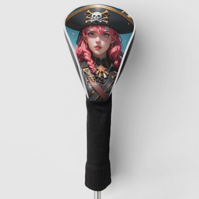 GEISHA PIRATE 4 GOLF HEADCOVER (Vorderseite)