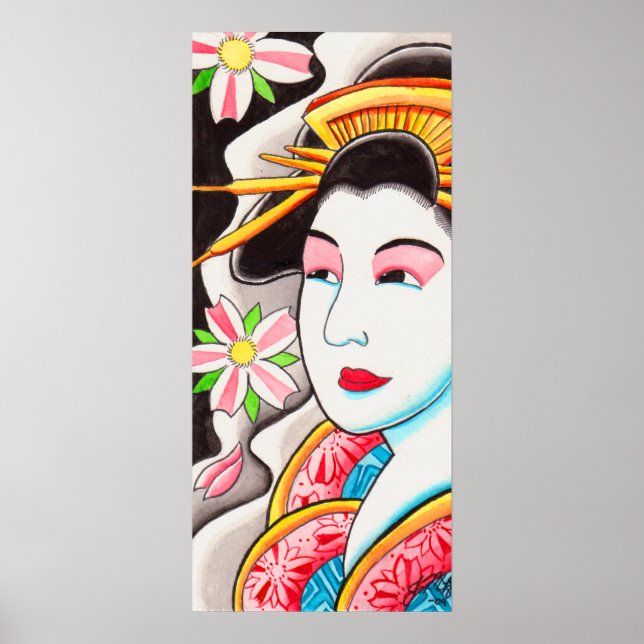 Geisha Poster (Vorne)