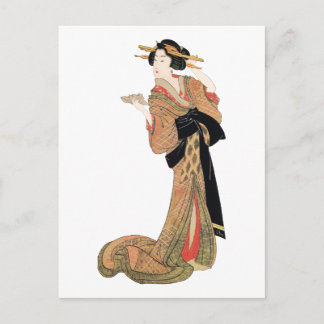 Geisha Postkarte