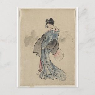 Geisha Postkarte