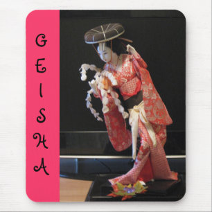Geisha-Puppe Mousepad