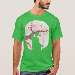 Geisha Sakura Cherry Blossom Japanisch Kawaii Geis T-Shirt