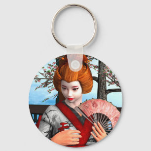 Geisha Schlüsselanhänger