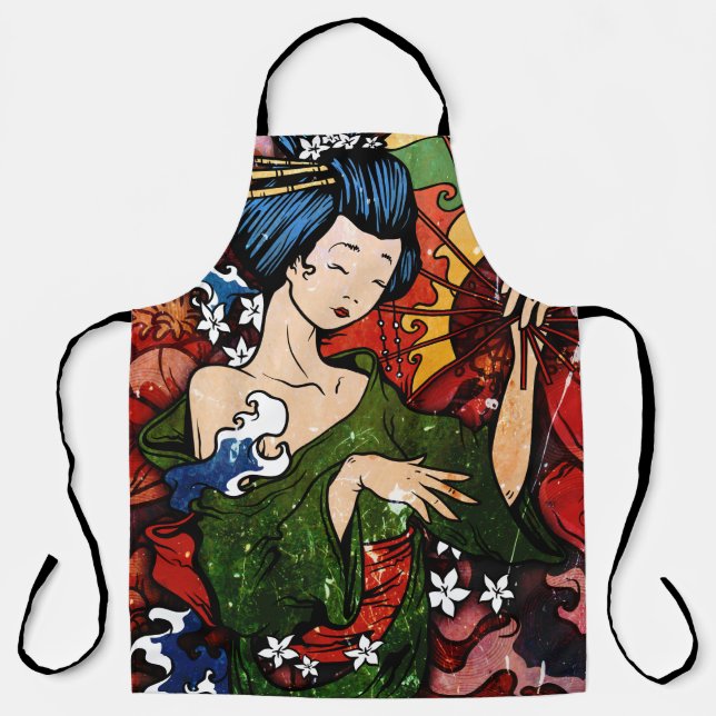 Geisha Schürze (Vorderseite)