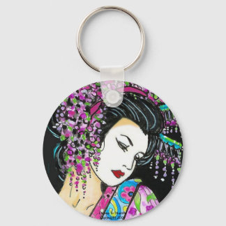 GEISHA steht vor einer Schlüsselanhänger