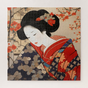 Geisha Ukiyo-e japanische Kunst