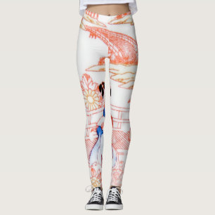 Geishas im Garten Leggings