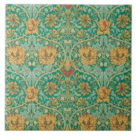 Geißblatt und Tulpe durch William Morris 1876 Fliese