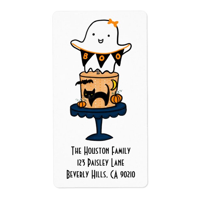 Geist auf Halloween Cake (Vorne)