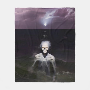 Geist auf See - Ölgemälde Fleecedecke
