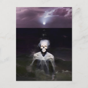 Geist auf See - Ölgemälde Postkarte