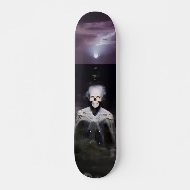 Geist auf See - Ölgemälde Skateboard (Vorne)